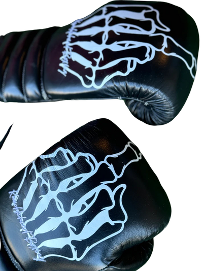 SKELETON F*** U | PRO ELITE GLOVES 100% LEATHER