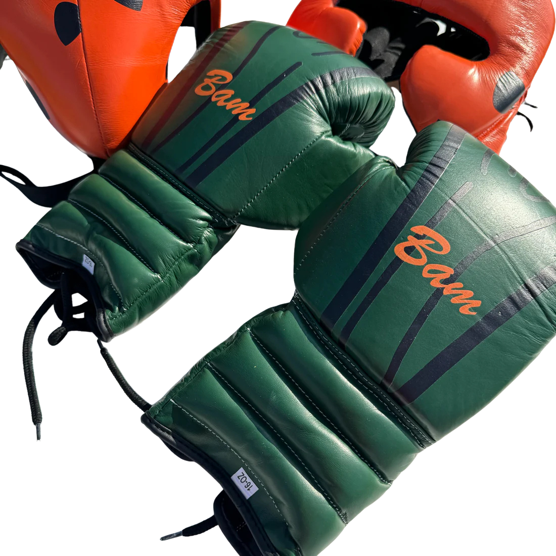 CUSTOM BAMBAM | BOXING GLOVES & SPARRING SET | 100% LEATHER