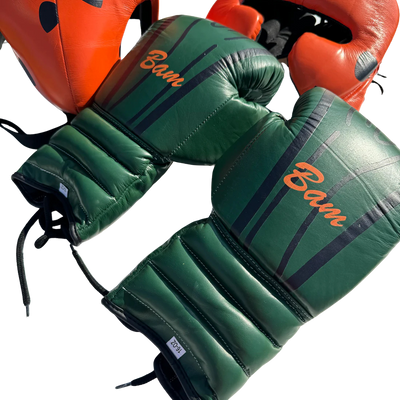 CUSTOM BAMBAM | BOXING GLOVES & SPARRING SET | 100% LEATHER