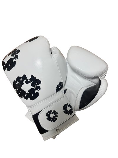 WHITE | PRO ELITE GLOVES 100% LEATHER