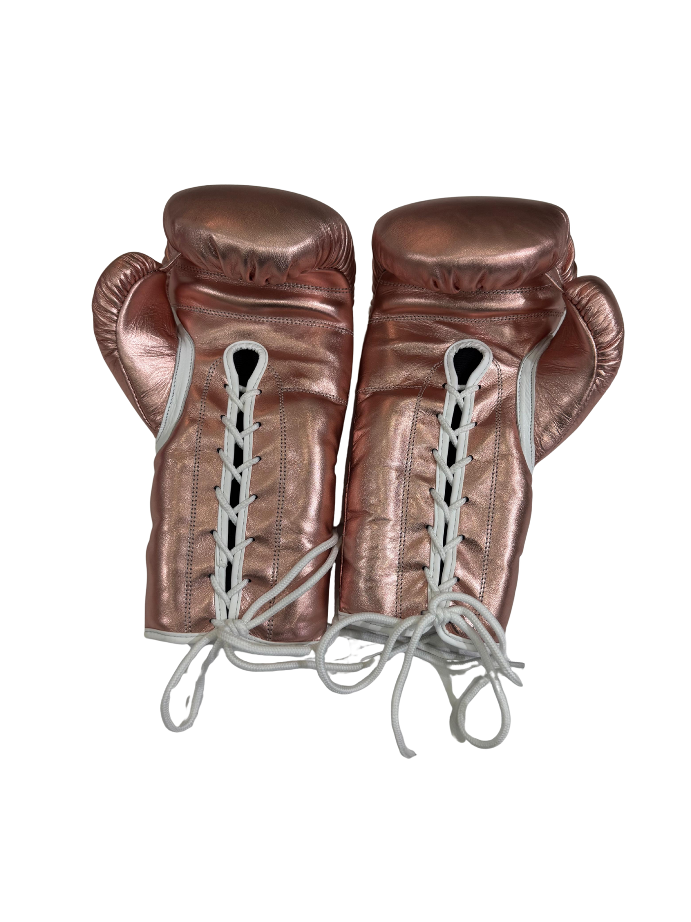 METALLIC ROSE GOLD | PRO ELITE GLOVES 100% LEATHER