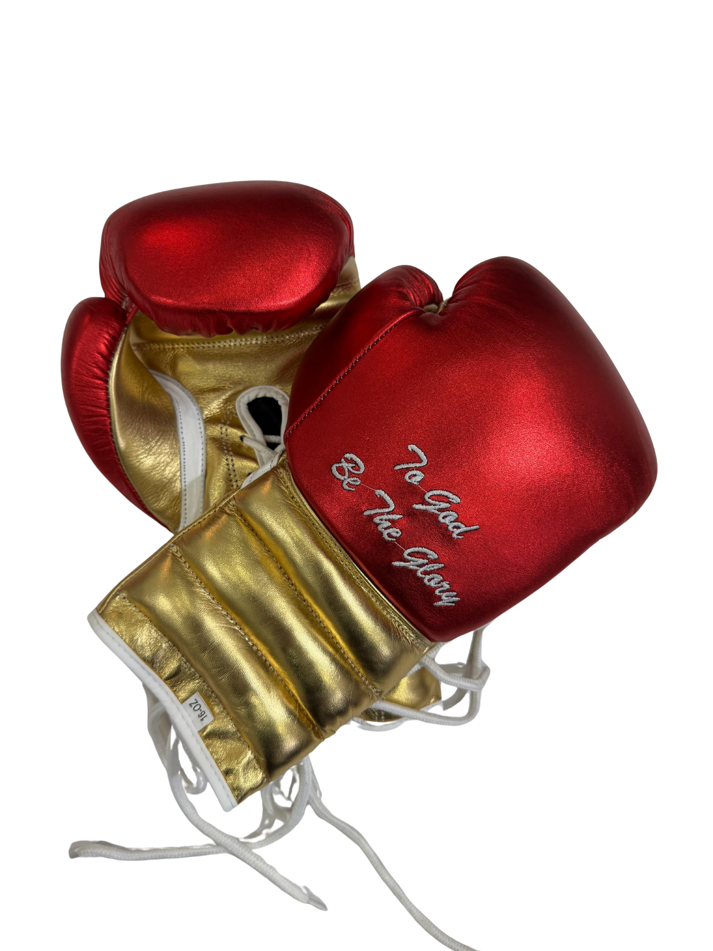 METALLIC RED & GOLDEN | PRO ELITE GLOVES 100% LEATHER