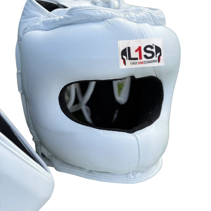 WHITE | SPARRING SET | 100% LEATHER