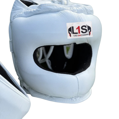 WHITE | SPARRING SET | 100% LEATHER