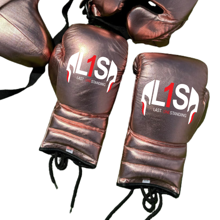 METALLIC ROSE GOLD | BOXING GLOVES & SPARRING SET | 100% LEATHER