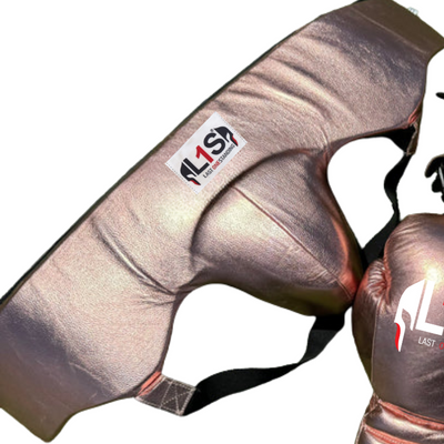 METALLIC ROSE GOLD | BOXING GLOVES & SPARRING SET | 100% LEATHER