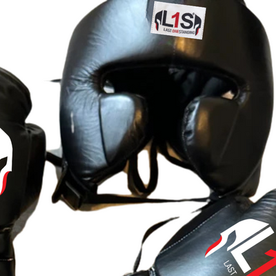 BLACK | BOXING GLOVES & SPARRING SET | 100% LEATHER