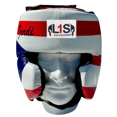 PUERTO RICO BOXING HEADGEAR | 100% LEATHER