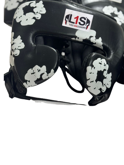 BLACK CUSTOMIZED DESIGN | BOXING GLOVES & SPARRING SET | 100% LEATHER (Copy)