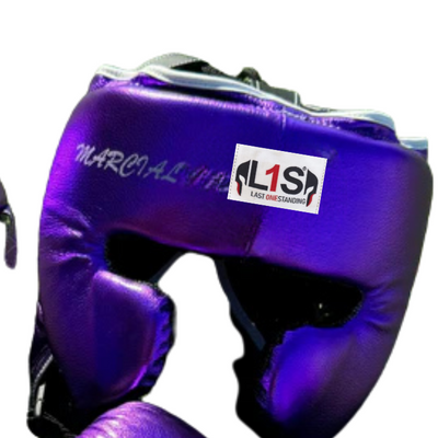 METALLIC PURPLE | BOXING GLOVES & SPARRING SET 100% LEATHER