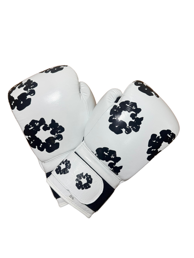 WHITE | PRO ELITE GLOVES 100% LEATHER