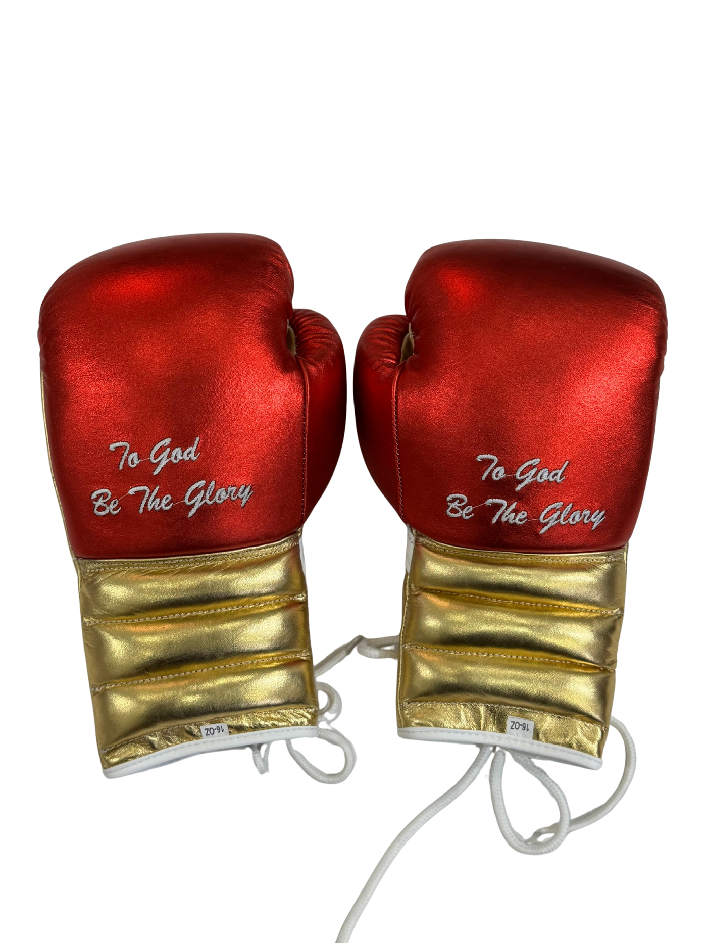 METALLIC RED & GOLDEN | PRO ELITE GLOVES 100% LEATHER