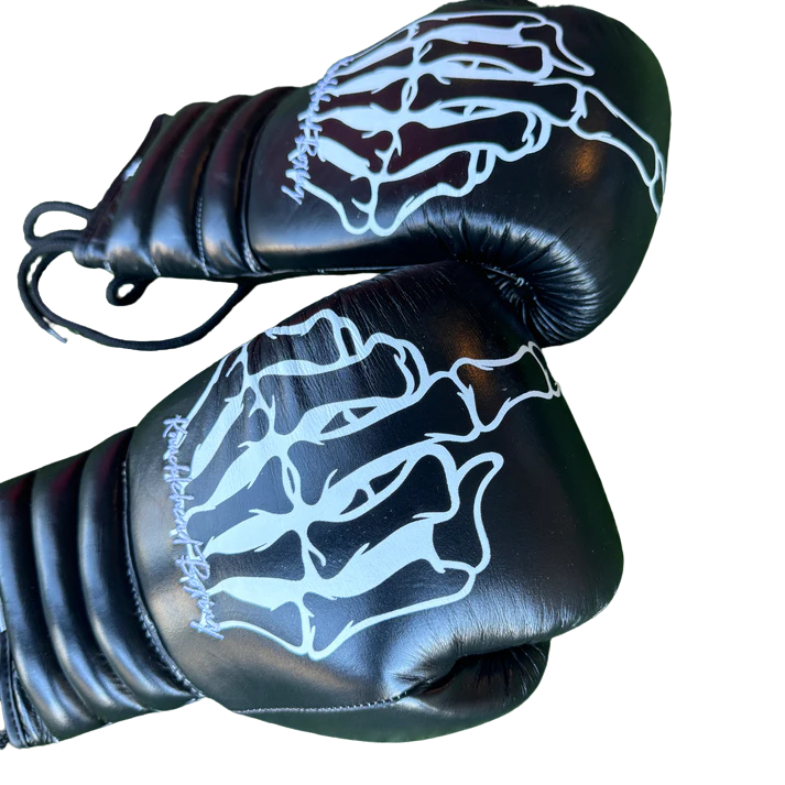 SKELETON F*** U | PRO ELITE GLOVES 100% LEATHER