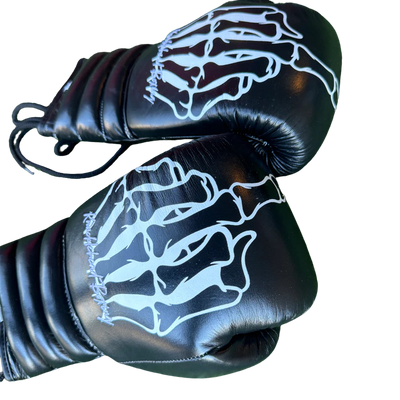 SKELETON F*** U | PRO ELITE GLOVES 100% LEATHER