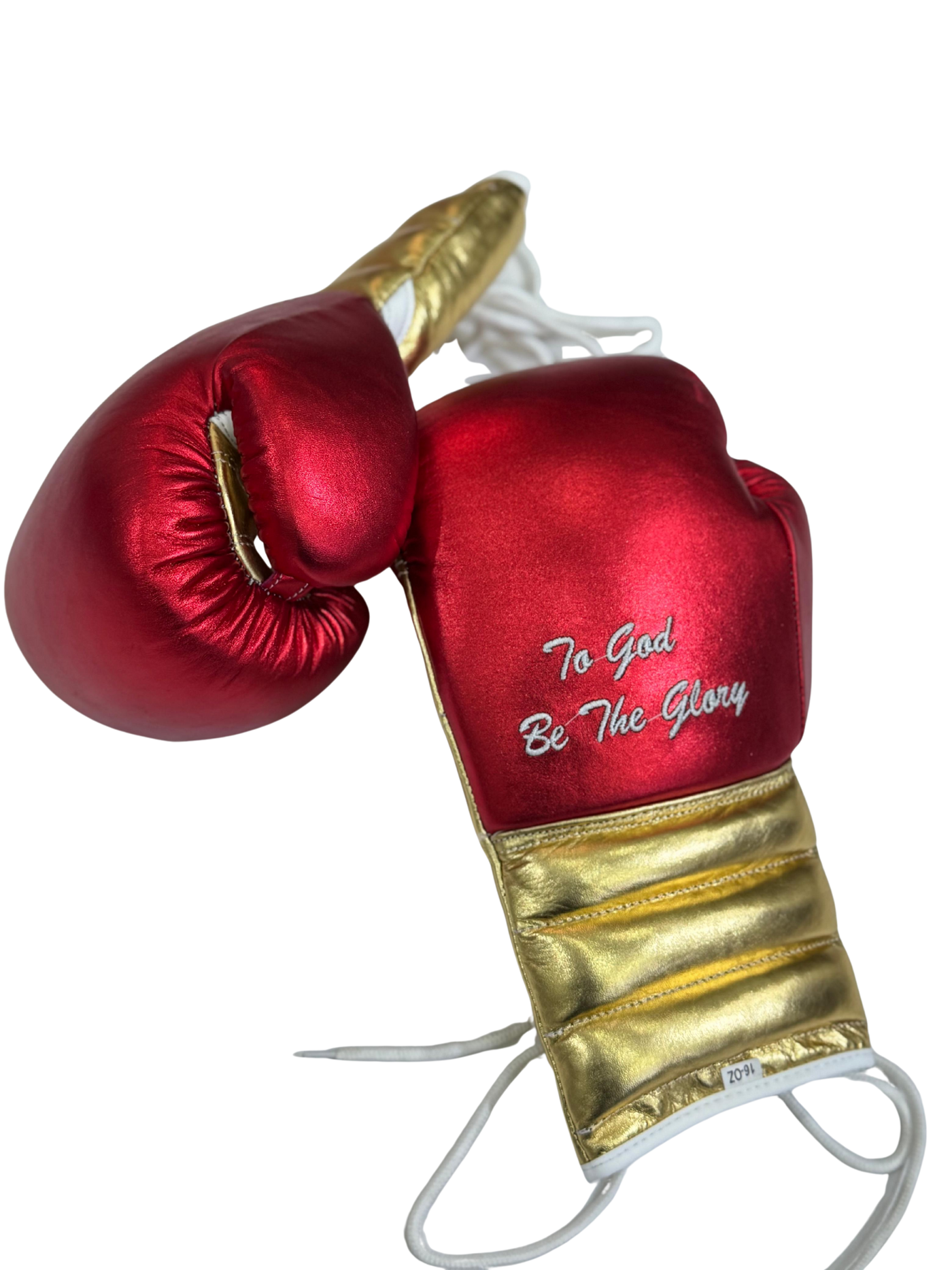 METALLIC RED & GOLDEN | PRO ELITE GLOVES 100% LEATHER