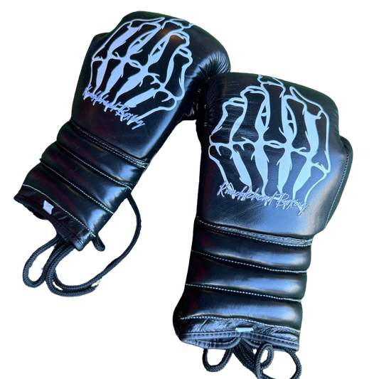 SKELETON F*** U | PRO ELITE GLOVES 100% LEATHER