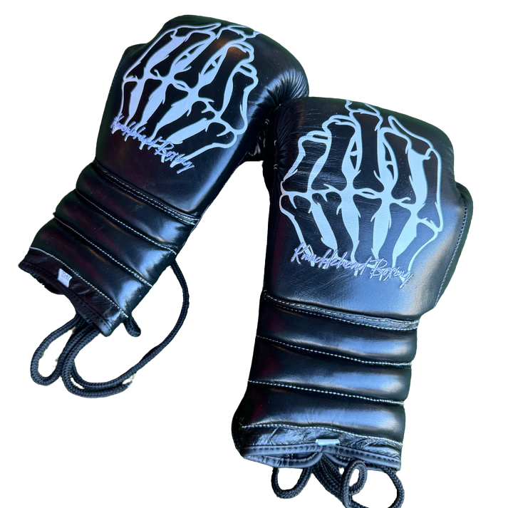 SKELETON F*** U | PRO ELITE GLOVES 100% LEATHER