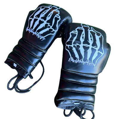 SKELETON F*** U | PRO ELITE GLOVES 100% LEATHER