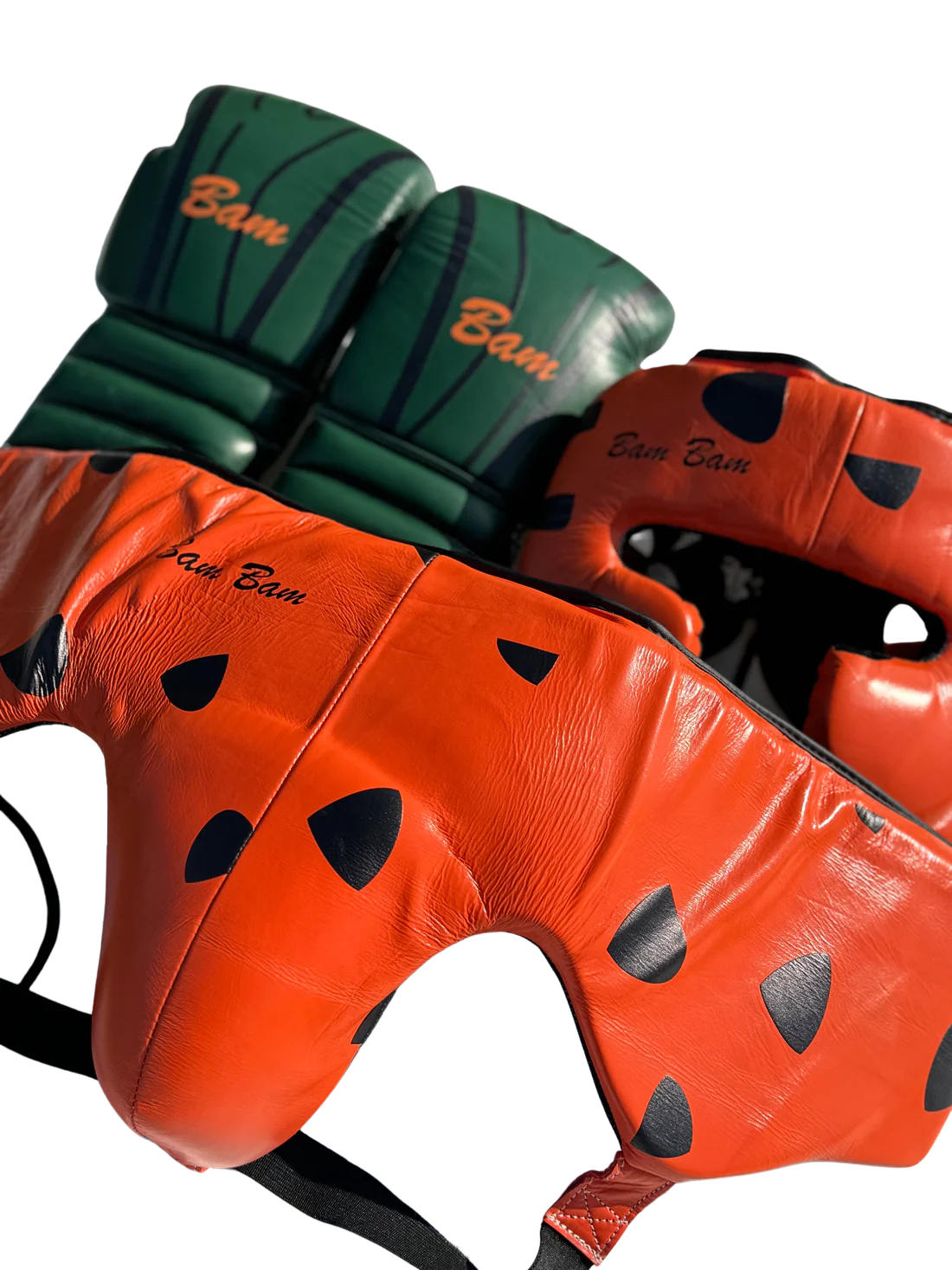 CUSTOM BAMBAM | BOXING GLOVES & SPARRING SET | 100% LEATHER