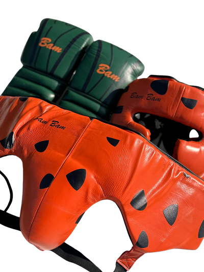 CUSTOM BAMBAM | BOXING GLOVES & SPARRING SET | 100% LEATHER